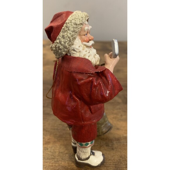 Kurt Adler "Par For The Claus" Golfing Santa Christmas Figure Fabriche KSA - Picture 3 of 6
